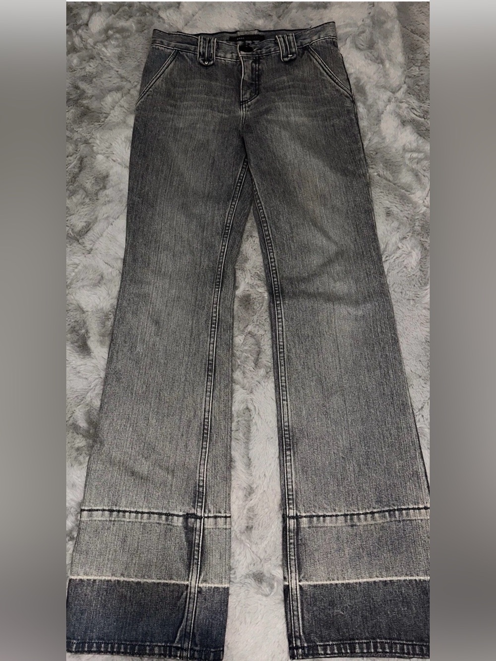 Marc Jacobs Gray Washed Flare Jeans size 4